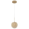 PENDENTE CRISTAL JOU 1*G9 OURO CHAMPAGNE | NORD...