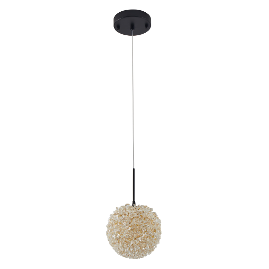 PENDENTE CRISTAL JOU 1*G9 PRETO | NORDECOR 2735