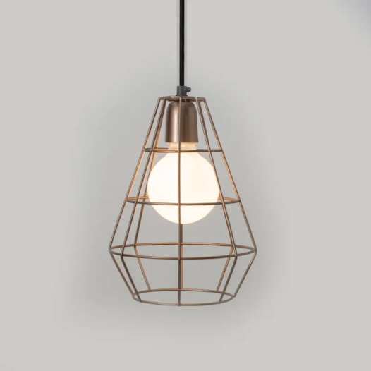 PENDENTE DIAMANTE ARAMADO Ø19CM PINTURA AÇO/ALUMÍNIO | GOLDEN-ART T213PI PENDENTE DIAMANTE ARAMADO Ø19CM PINTURA AÇO/ALUMÍNIO | GOLDEN-ART T213PI