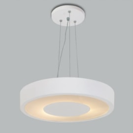 PENDENTE DONNA REDONDO Ø42CM ALUMÍNIO E ACRÍLICO | USINA 4091/42 PENDENTE DONNA REDONDO Ø42CM ALUMÍNIO E ACRÍLICO | USINA 4091/42