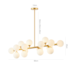 PENDENTE DORNAN 25X90X25CM METAL E VIDRO DOURADO | NORDECOR 2422