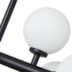 PENDENTE DORNAN 25X90X25CM METAL E VIDRO PRETO | NORDECOR 2423