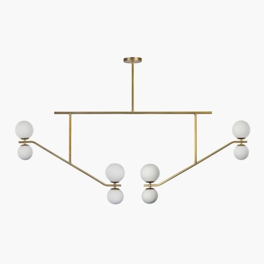 PENDENTE ESCORREGADOR 8 G9 LATÃO | GOLDEN-ART T1865-8LT PENDENTE ESCORREGADOR 8 G9 LATÃO | GOLDEN-ART T1865-8LT