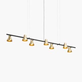 PENDENTE ESCRIBA 7 SOQUETES E27 PINTURA AÇO/ALUMÍNIO | GOLDEN-ART T1810-7PI PENDENTE ESCRIBA 7 SOQUETES E27 PINTURA AÇO/ALUMÍNIO | GOLDEN-ART T1810-7PI