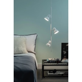 PENDENTE ESCRIBA VERTICAL 3 E-27 PINTURA AÇO/ALUMÍNIO | GOLDEN-ART T1810V-3PI PENDENTE ESCRIBA VERTICAL 3 E-27 PINTURA AÇO/ALUMÍNIO | GOLDEN-ART T1810V-3PI