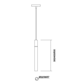 PENDENTE FILETTO | USINA 16505/30 PENDENTE FILETTO | USINA 16505/30