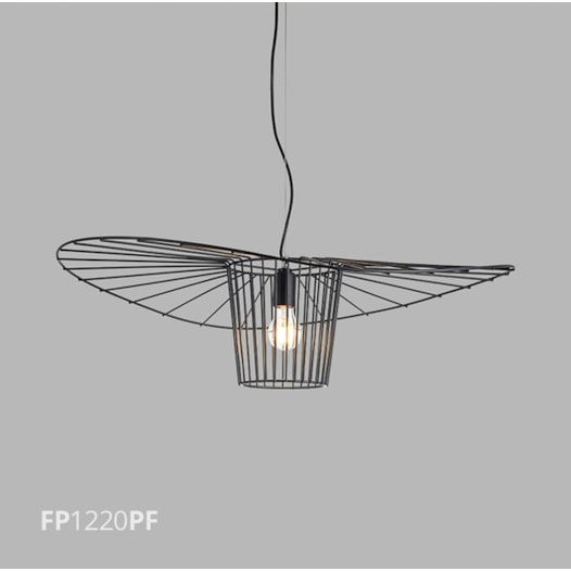 PENDENTE FILO 1X E27 Ø80X120CM METAL PRETO FOSCO | FLAVO FP1220PF PENDENTE FILO 1X E27 Ø80X120CM METAL PRETO FOSCO | FLAVO FP1220PF