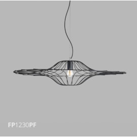 PENDENTE FILO 1X E27 Ø80X120CM METAL PRETO FOSCO | FLAVO FP1230PF PENDENTE FILO 1X E27 Ø80X120CM METAL PRETO FOSCO | FLAVO FP1230PF