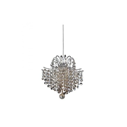 PENDENTE FIORE Ø16X18CM METAL E CRISTAL CROMADO E ÂMBAR | BELLA ILUMINAÇÃO HU2106A PENDENTE FIORE Ø16X18CM METAL E CRISTAL CROMADO E ÂMBAR | BELLA ILUMINAÇÃO HU2106A