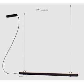 PENDENTE FIT LED 32W 3000K BIVOLT CABO 5 METROS  | NEWLINE - 662LED3X PENDENTE FIT LED 32W 3000K BIVOLT CABO 5 METROS  | NEWLINE - 662LED3X