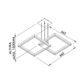 PENDENTE FIT LED 67,2W 4000K BIVOLT CABO 5 METROS | NEWLINE - 706LED4X PENDENTE FIT LED 67,2W 4000K BIVOLT CABO 5 METROS | NEWLINE - 706LED4X