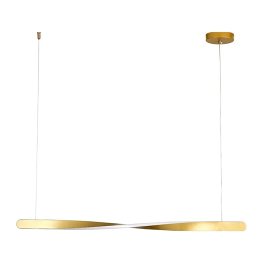 PENDENTE FITA LINEAR DOURADO 1000X40 LED 24W 3000K 1440LM BIVOLT | USINA IMPORTS UI20100/24DR