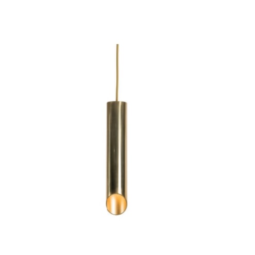 PENDENTE FLAUTA Ø57MM CHANFRO 45° 1L GU10 MR16 Ø110X500MM | USINA 16676/50