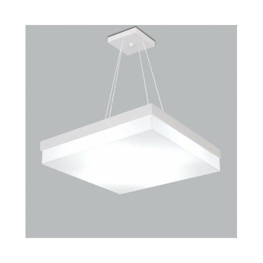 PENDENTE FLUTUA QUADRADO 47X47CM ALUMÍNIO E ACRÍLICO | USINA 3901/46 PENDENTE FLUTUA QUADRADO 47X47CM ALUMÍNIO E ACRÍLICO | USINA 3901/46