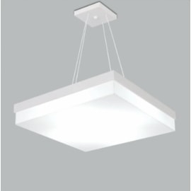PENDENTE FLUTUA QUADRADO 47X47CM ALUMÍNIO E ACRÍLICO | USINA 3901/46 PENDENTE FLUTUA QUADRADO 47X47CM ALUMÍNIO E ACRÍLICO | USINA 3901/46