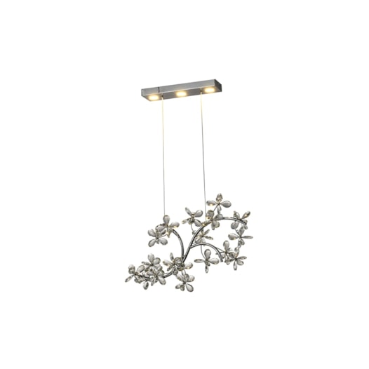 PENDENTE GÊNESIS METAL E CRISTAL DOURADO 3X5W 3000K | HEVVY 1142 SL-5861/H1 GD 3000K PENDENTE GÊNESIS METAL E CRISTAL DOURADO 3X5W 3000K | HEVVY 1142 SL-5861/H1 GD 3000K