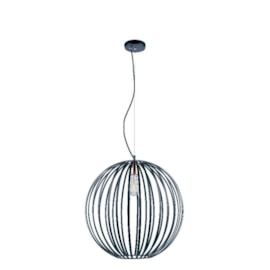 PENDENTE GLOBE 50X52CM METAL PRETO COM DETALHE EM COBRE | STUDIOLUCE WHITE PD1140 PENDENTE GLOBE 50X52CM METAL PRETO COM DETALHE EM COBRE | STUDIOLUCE WHITE PD1140