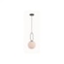 PENDENTE GLOBE ELI Ø20X40CM METAL E VIDRO PRETO | NORDECOR 2312