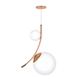 PENDENTE GLOBO 1XE27 60X28X39CM METAL E VIDRO | OLD ARTISAN PD-5340 PENDENTE GLOBO 1XE27 60X28X39CM METAL E VIDRO | OLD ARTISAN PD-5340