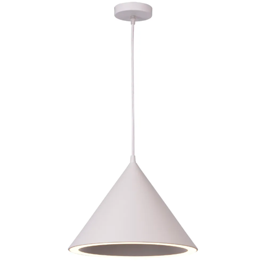 PENDENTE HAT LED INTEGRADO 3000K 11W 20X17CM METAL BRANCO | BELLA ILUMINAÇÃO FO007W PENDENTE HAT LED INTEGRADO 3000K 11W 20X17CM METAL BRANCO | BELLA ILUMINAÇÃO FO007W