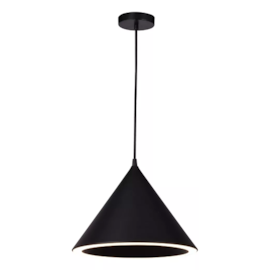 PENDENTE HAT LED INTEGRADO 3000K 11W 20X17CM METAL PRETO | BELLA ILUMINAÇÃO FO007B PENDENTE HAT LED INTEGRADO 3000K 11W 20X17CM METAL PRETO | BELLA ILUMINAÇÃO FO007B