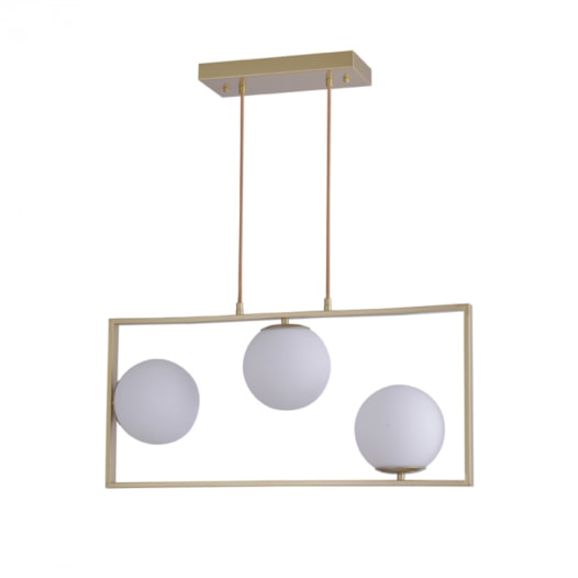 PENDENTE IBBA 29,5X65X15CM METAL E VIDRO DOURADO | NORDECOR 2300 PENDENTE IBBA 29,5X65X15CM METAL E VIDRO DOURADO | NORDECOR 2300