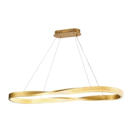 PENDENTE INTENSE N/A DOURADO 1000X400 LED 30W 3000K 1800LM BIVOLT | USINA IMPORTS UI20004/1040DR
