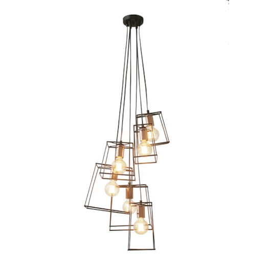 PENDENTE IVORY ARAMADO Ø50X80CM METAL PRETO E METAL COBRE | STUDIOLUCE WHITE PD643 PENDENTE IVORY ARAMADO Ø50X80CM METAL PRETO E METAL COBRE | STUDIOLUCE WHITE PD643