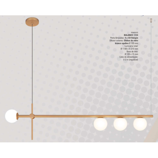 PENDENTE JABUTICABA BALANCE 4L | TKS 1724 PENDENTE JABUTICABA BALANCE 4L | TKS 1724