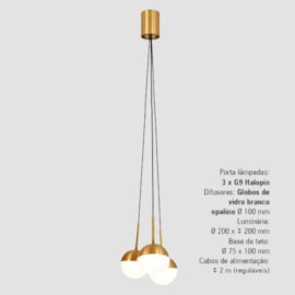 PENDENTE JABUTICABA BUBBLES Ø200MM 3L | TKS 1705 PENDENTE JABUTICABA BUBBLES Ø200MM 3L | TKS 1705
