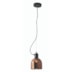 PENDENTE JETTY C/ GLOBO 1XE27 Ø15CM VIDRO E METAL COBRE E PRETO | STUDIOLUCE WHITE PD1429CO