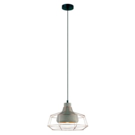 PENDENTE JUBILE Ø30X22CM CONCRETO CINZA E ARAMADO COBRE | STUDIOLUCE WHITE PD1128 PENDENTE JUBILE Ø30X22CM CONCRETO CINZA E ARAMADO COBRE | STUDIOLUCE WHITE PD1128