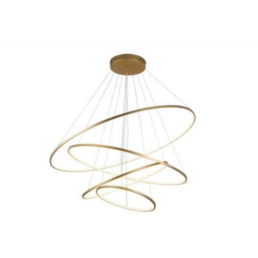 PENDENTE JÚPITER 70W 3000K BIVOLT Ø800X1000MM - DOURADO | SKYLIGHT SKY-3038DO PENDENTE JÚPITER 70W 3000K BIVOLT Ø800X1000MM - DOURADO | SKYLIGHT SKY-3038DO