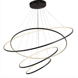 PENDENTE JÚPITER 70W 3000K BIVOLT Ø800X1000MM - PRETO | SKYLIGHT SKY-3038PT PENDENTE JÚPITER 70W 3000K BIVOLT Ø800X1000MM - PRETO | SKYLIGHT SKY-3038PT