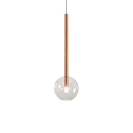 PENDENTE KAEL P Ø14X55CM METAL E VIDRO | TKS 1979-P PENDENTE KAEL P Ø14X55CM METAL E VIDRO | TKS 1979-P