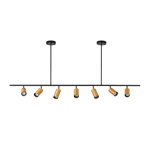 PENDENTE KALLA 16X155X12CM METAL PRETO E DOURADO | NORDECOR 2435 PENDENTE KALLA 16X155X12CM METAL PRETO E DOURADO | NORDECOR 2435