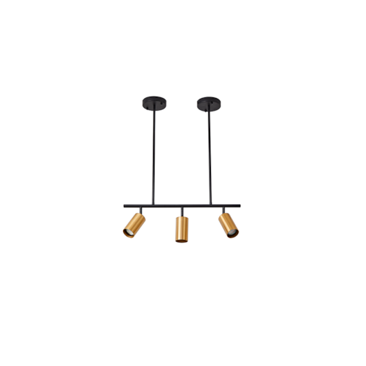 PENDENTE KALLA 16X55X12CM METAL PRETO E DOURADO | NORDECOR 2437 PENDENTE KALLA 16X55X12CM METAL PRETO E DOURADO | NORDECOR 2437