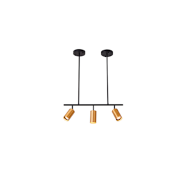 PENDENTE KALLA 16X55X12CM METAL PRETO E DOURADO | NORDECOR 2437 PENDENTE KALLA 16X55X12CM METAL PRETO E DOURADO | NORDECOR 2437