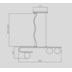 PENDENTE LATICIUS 3L G9 15W 860X230X240MM DOURADO | STUDIOLUCE BLACK PD1407