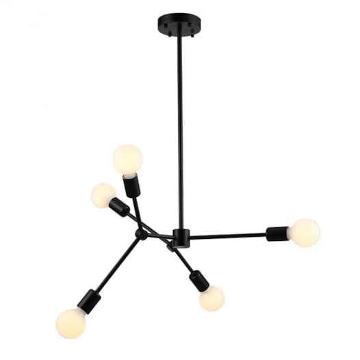 PENDENTE LEBLON 118X60CM METAL PRETO | BELLA ILUMINAÇÃO RM001B PENDENTE LEBLON 118X60CM METAL PRETO | BELLA ILUMINAÇÃO RM001B