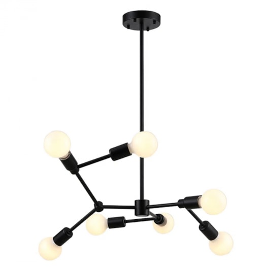 PENDENTE LEBLON 123X75CM METAL PRETO | BELLA ILUMINAÇÃO RM002B PENDENTE LEBLON 123X75CM METAL PRETO | BELLA ILUMINAÇÃO RM002B