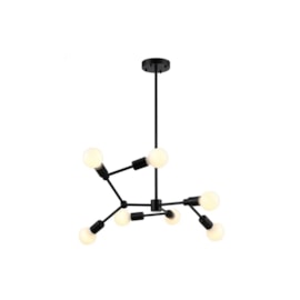 PENDENTE LEBLON 123X75CM METAL PRETO | BELLA ILUMINAÇÃO RM002B PENDENTE LEBLON 123X75CM METAL PRETO | BELLA ILUMINAÇÃO RM002B