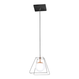 PENDENTE LED 1XG9 21X12X21CM METAL E VIDRO | OLD ARTISAN PD-5286/A PENDENTE LED 1XG9 21X12X21CM METAL E VIDRO | OLD ARTISAN PD-5286/A