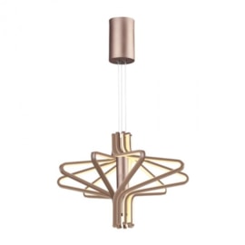 PENDENTE LED 3000K 102W BIVOLT Ø61CM ALUMÍNIO E ACRÍLICO DOURADO | SINDORA ILUMINAÇÃO DCD01171 PENDENTE LED 3000K 102W BIVOLT Ø61CM ALUMÍNIO E ACRÍLICO DOURADO | SINDORA ILUMINAÇÃO DCD01171