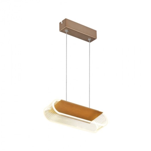 PENDENTE LED 3000K 10W BIVOLT 150X25X8,5CM METAL E ACRÍLICO DOURADO | SINDORA ILUMINAÇÃO DCD01167 PENDENTE LED 3000K 10W BIVOLT 150X25X8,5CM METAL E ACRÍLICO DOURADO | SINDORA ILUMINAÇÃO DCD01167