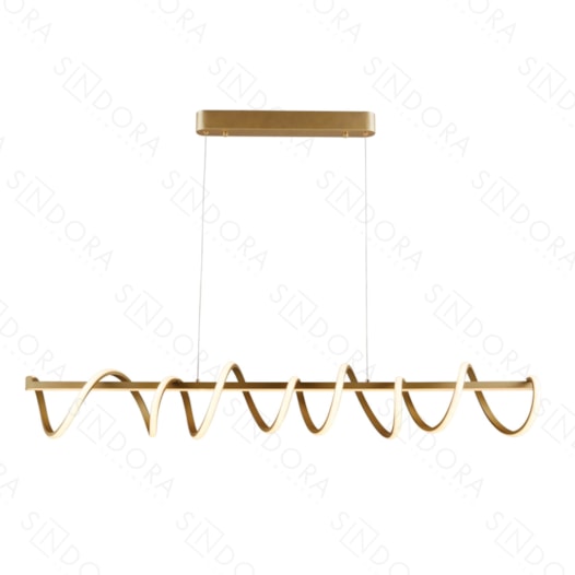 PENDENTE LED 3000K 125W BIVOLT 18X120X18CM METAL E SILICONE DOURADO | SINDORA ILUMINAÇÃO DCD03065 PENDENTE LED 3000K 125W BIVOLT 18X120X18CM METAL E SILICONE DOURADO | SINDORA ILUMINAÇÃO DCD03065