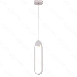 PENDENTE LED 3000K 16W BIVOLT 38X10CM METAL BRANCO | SINDORA ILUMINAÇÃO DCD03103 PENDENTE LED 3000K 16W BIVOLT 38X10CM METAL BRANCO | SINDORA ILUMINAÇÃO DCD03103