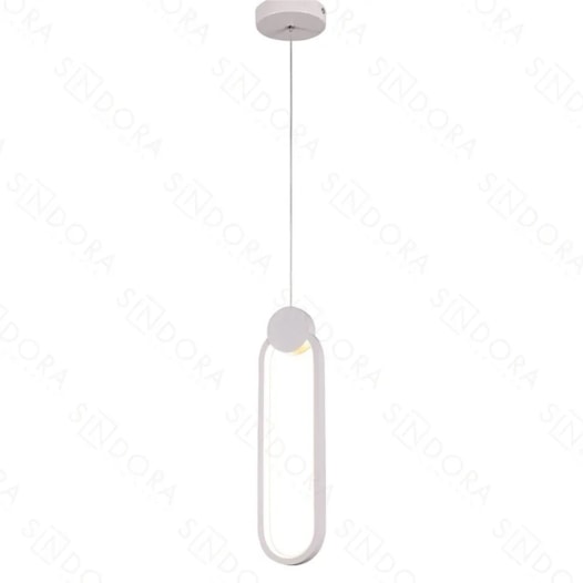 PENDENTE LED 3000K 16W BIVOLT 38X10CM METAL BRANCO | SINDORA ILUMINAÇÃO DCD03103 PENDENTE LED 3000K 16W BIVOLT 38X10CM METAL BRANCO | SINDORA ILUMINAÇÃO DCD03103