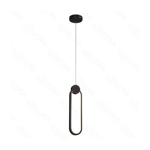 PENDENTE LED 3000K 16W BIVOLT 38X10CM METAL PRETO | SINDORA ILUMINAÇÃO DCD03102 PENDENTE LED 3000K 16W BIVOLT 38X10CM METAL PRETO | SINDORA ILUMINAÇÃO DCD03102