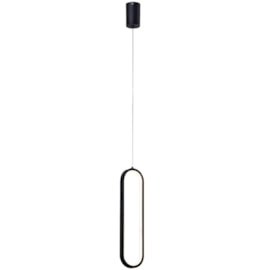 PENDENTE LED 3000K 20W BIVOLT 40X10CM METAL E SILICONE PRETO | SINDORA ILUMINAÇÃO DCD03024 PENDENTE LED 3000K 20W BIVOLT 40X10CM METAL E SILICONE PRETO | SINDORA ILUMINAÇÃO DCD03024